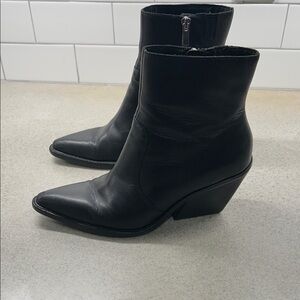 Dolce Vita Black Ankle Booties 3 inch heel